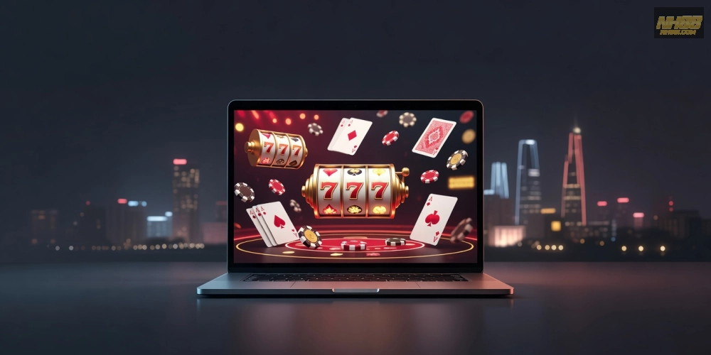 Hình minh họa khái niệm casino in ho chi minh nh88 với không gian giải trí hiện đại và trò chơi đa dạng.