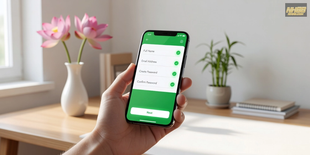 Hướng dẫn đăng ký tài khoản xổ số kiến thiết nh88 đơn giản qua ứng dụng di động