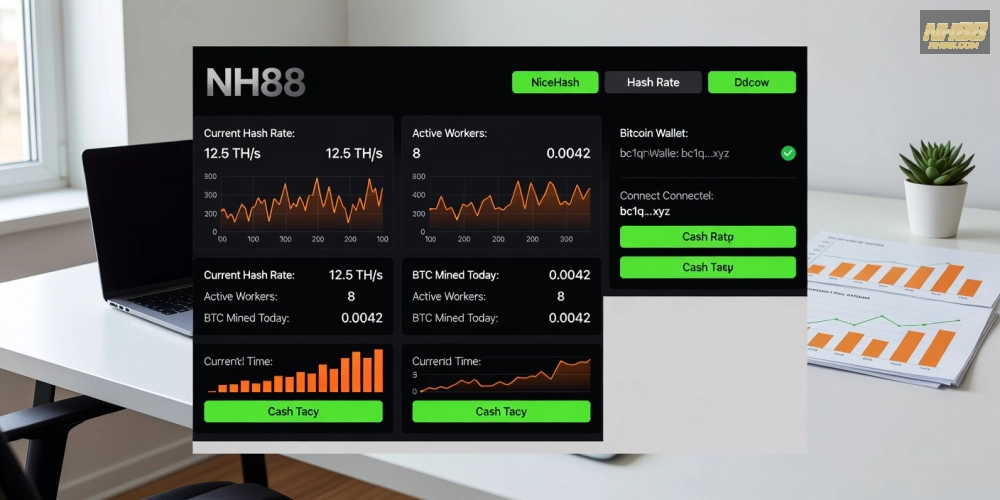 Hướng dẫn sử dụng NiceHash để đào Bitcoin trên NH88 hiệu quả